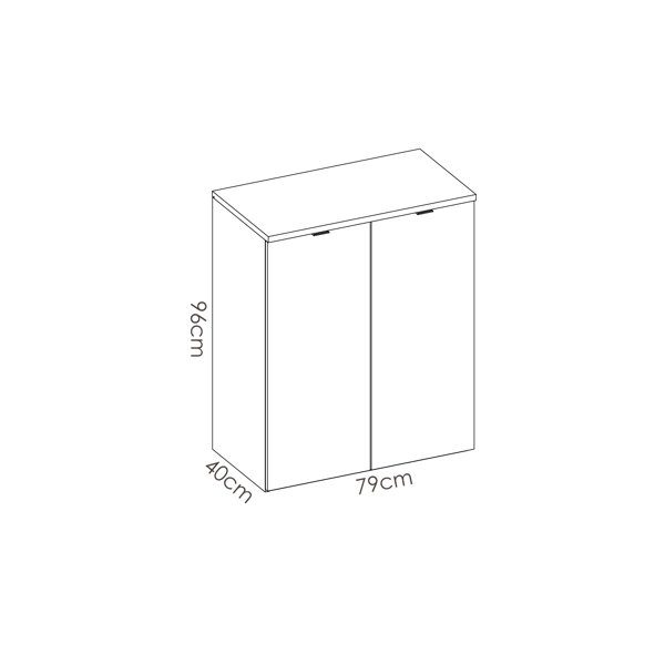 ModernMoments 96 cm Aufbewahrungsschrank Zoya | Wayfair.de